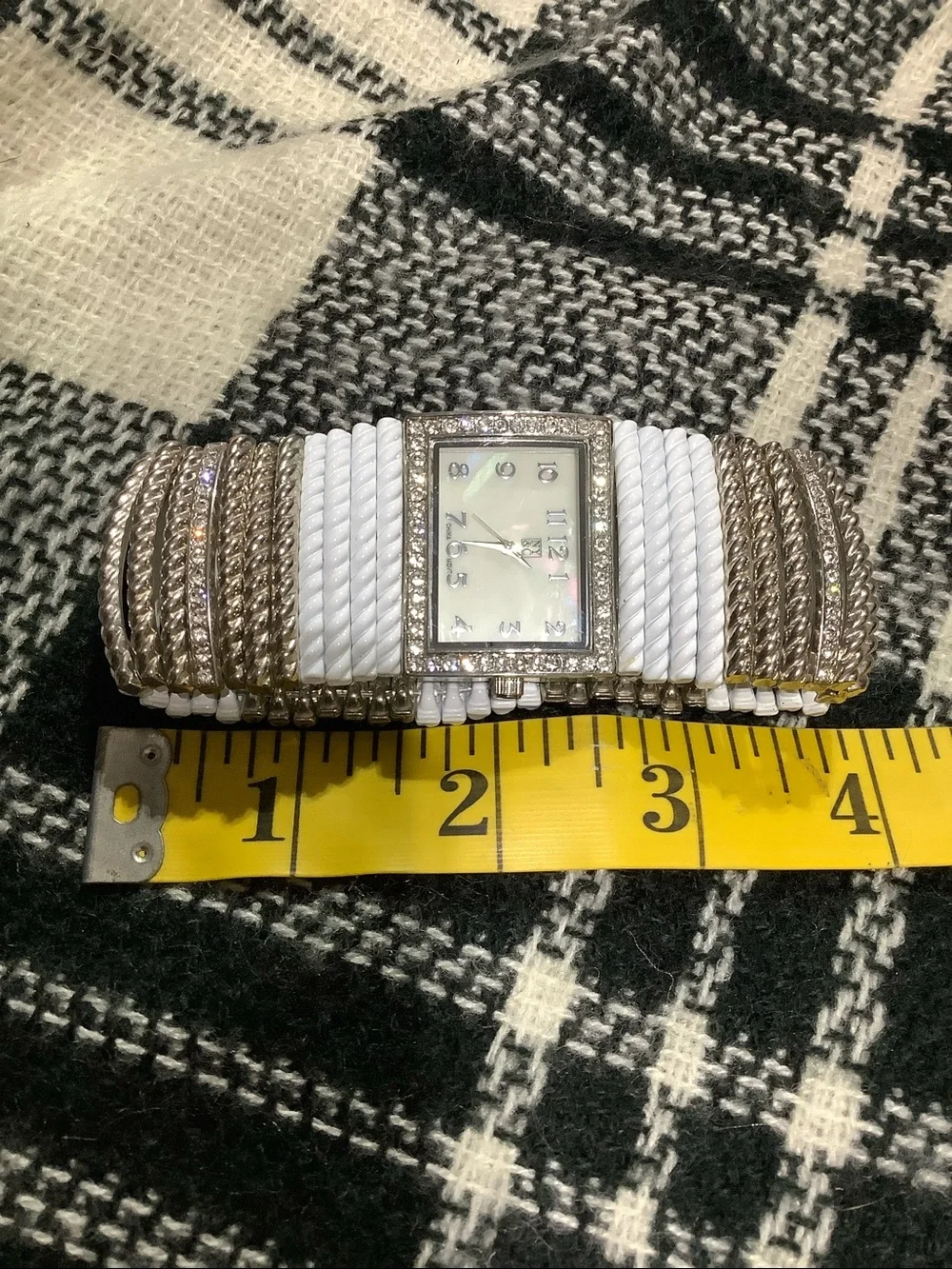 Ned York & Company Stainless Steel & White Watch